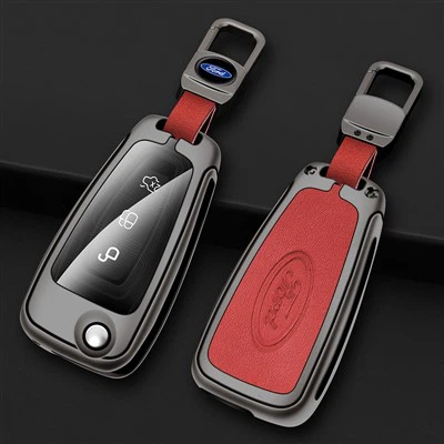 Couverture de FOB Key en cuir Ford